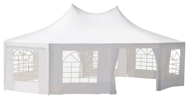 Outdoor Large 29' x 20' Gazebo Tent - White