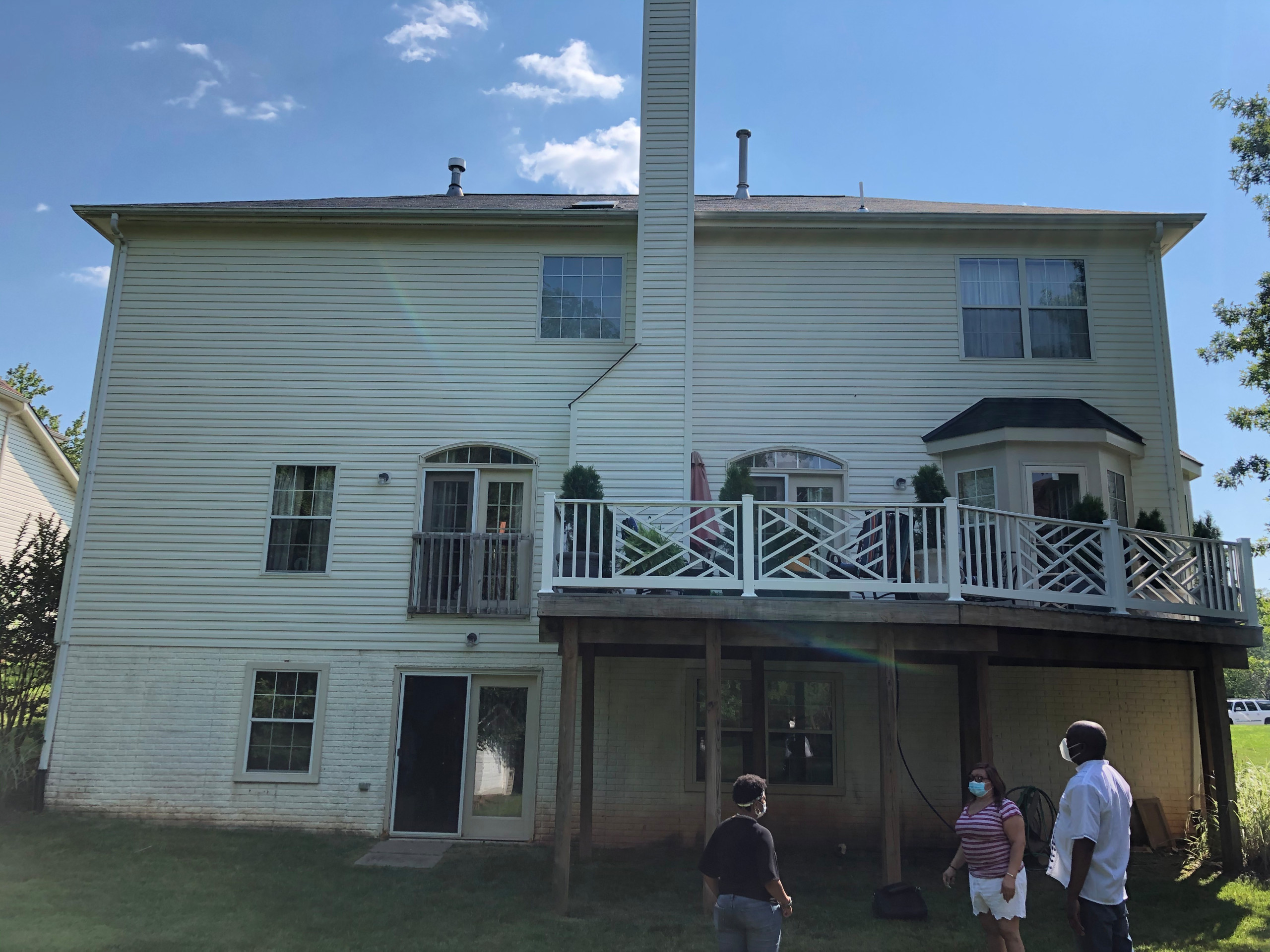 Yard Deck Extension and Roof Cover