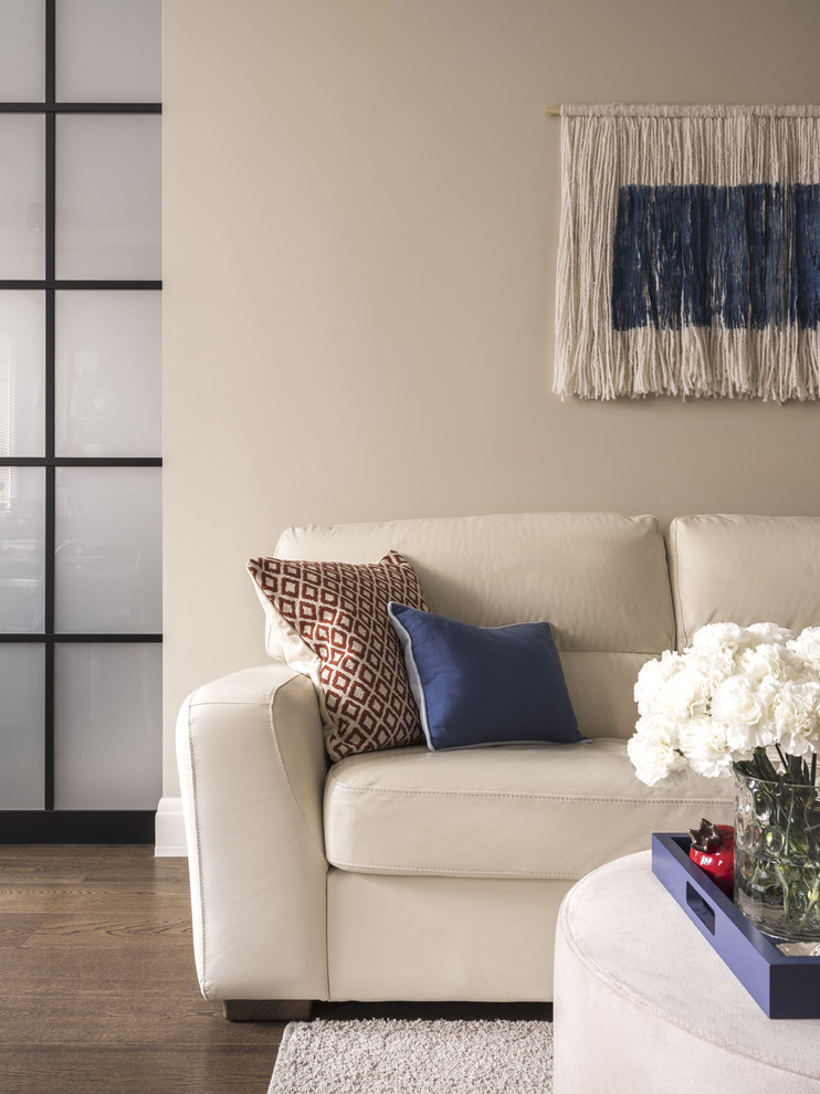 Двухкомнатная квартира в синих тонах