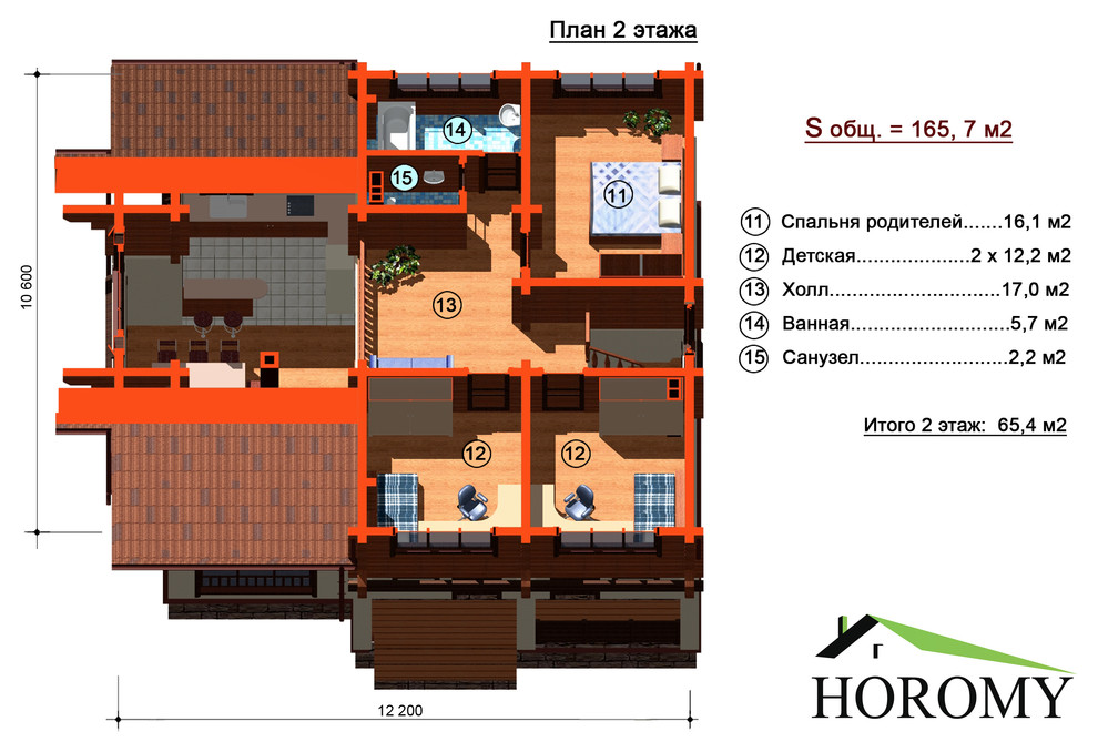 Проекты домов из клееного бруса