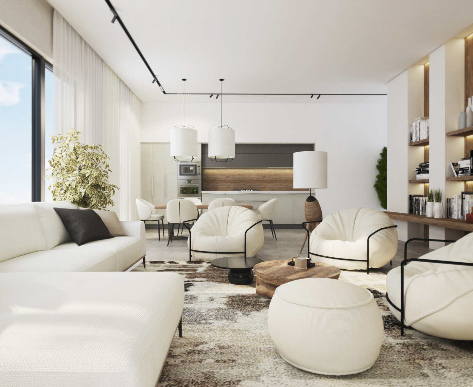 Дизайн интерьера дома у моря.