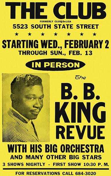 BB King Rochester Repro Tour Poster 