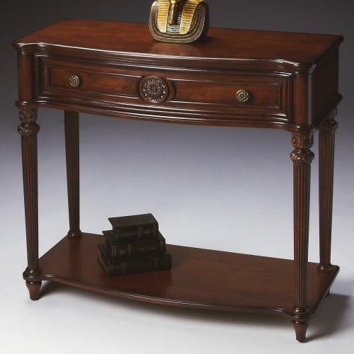 Butler Console Table 34H in. - Plantation Cherry
