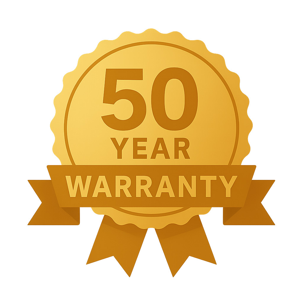 50 year warranty