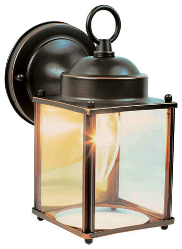 Design House 506576 Coach 8" Tall Outdoor Wall Sconce - Oil Rubbed Bronze