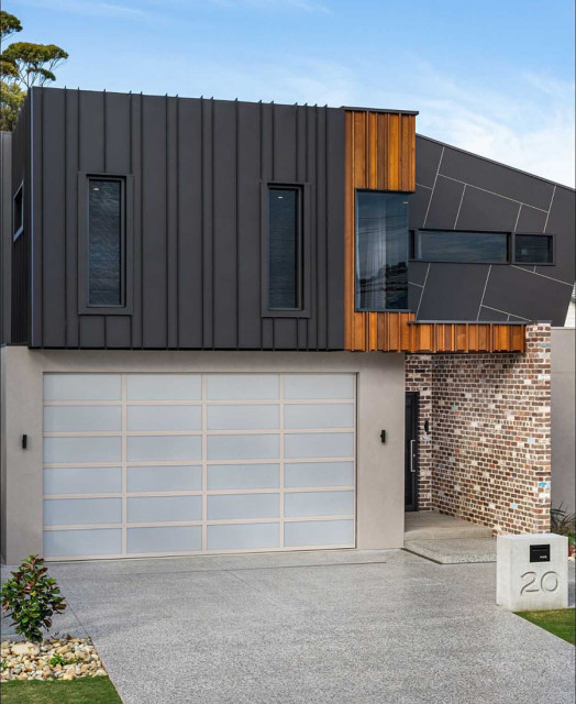 Clear Acrylic Garage Door Contemporary Garage Central Coast by