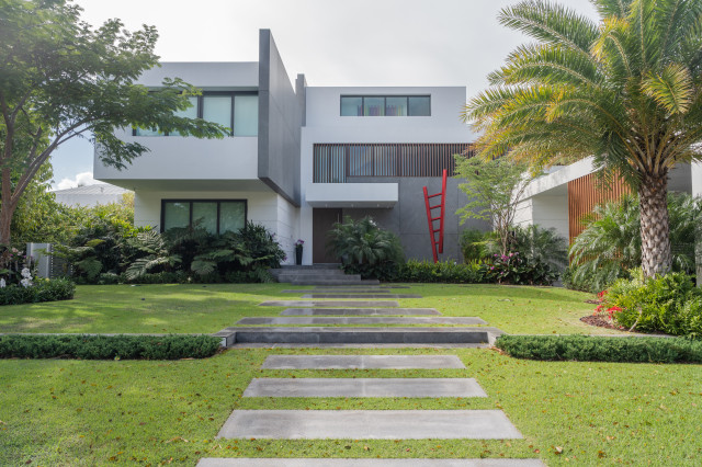 Key Biscayne, Harbor Drive modern-haeuser