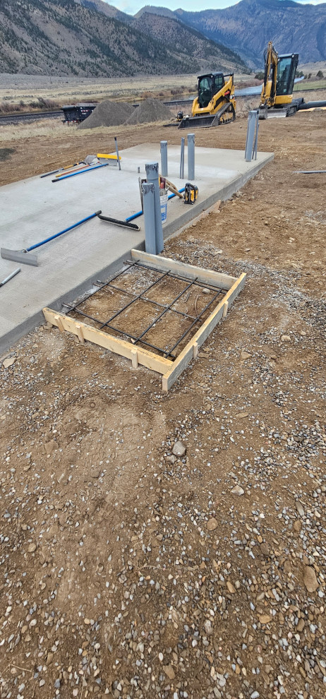 Concrete PAD for Hut
