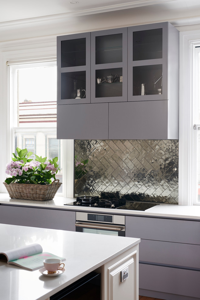 Inspiration for a contemporary kitchen in Sydney.