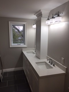 Complete New plumbing and fixtures bathroom change (Before & After)