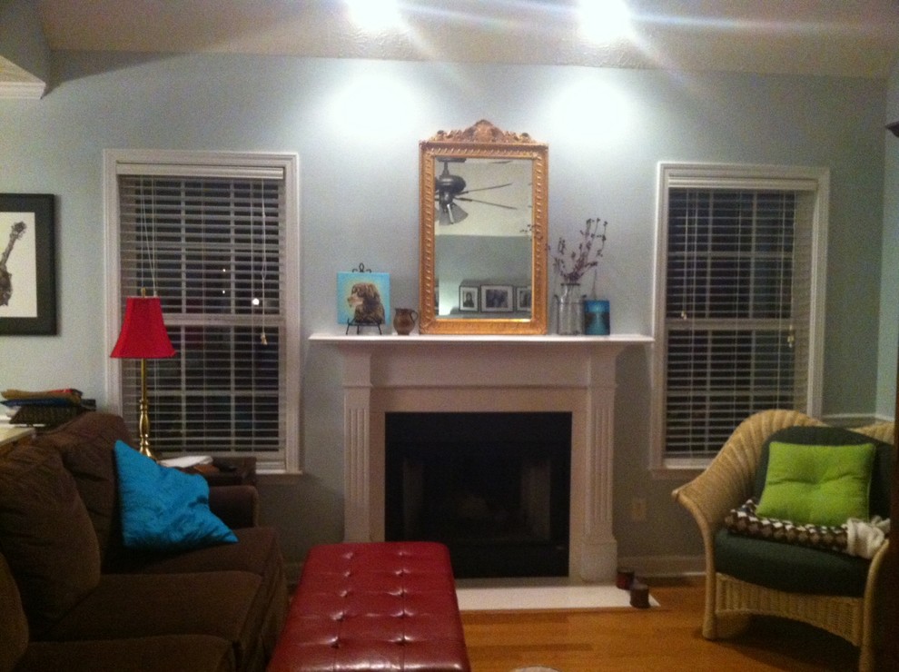 Same curtains, adjacent rooms... same or different height?