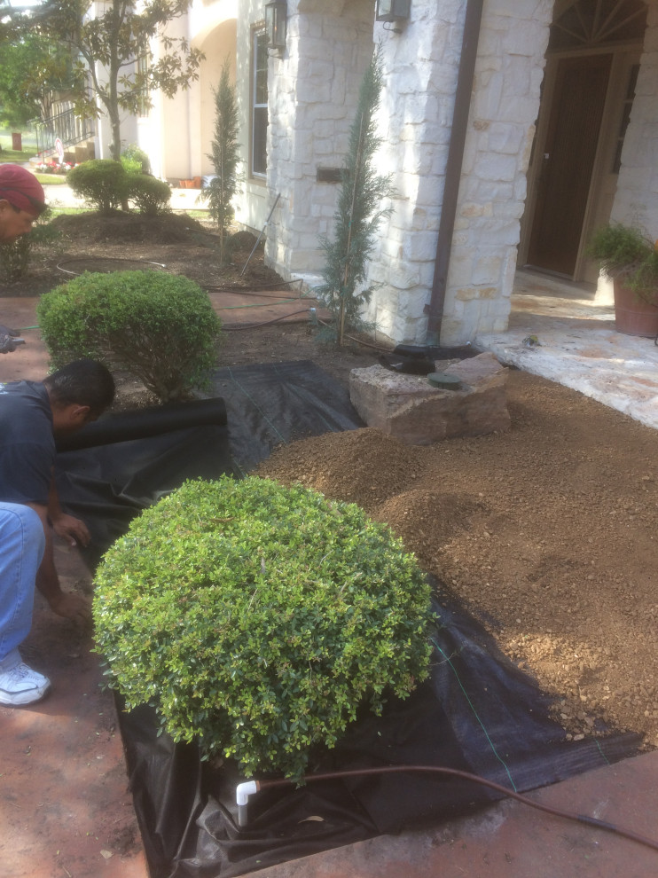 Clean out for new install of Drought Tolerant plants
