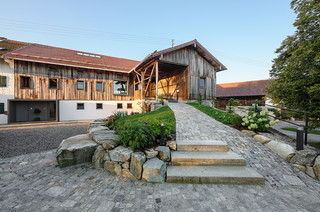 rustikal haus und fassade