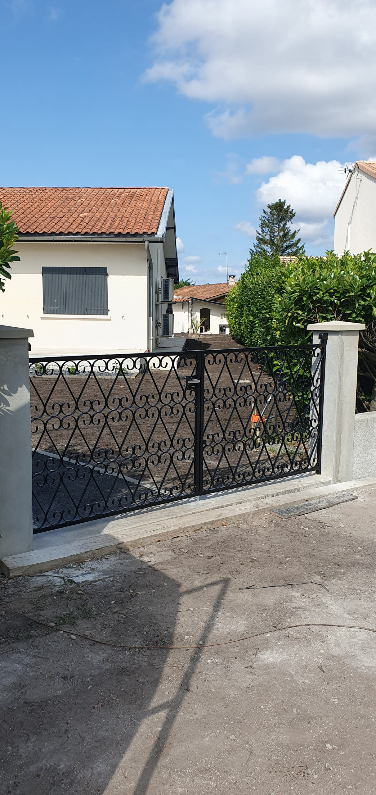 Restauration d'un portail battant