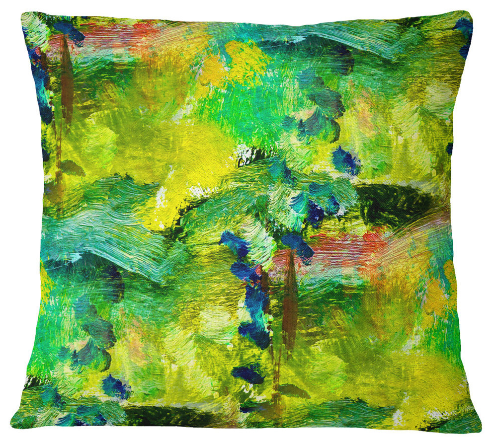 abstract throw pillows