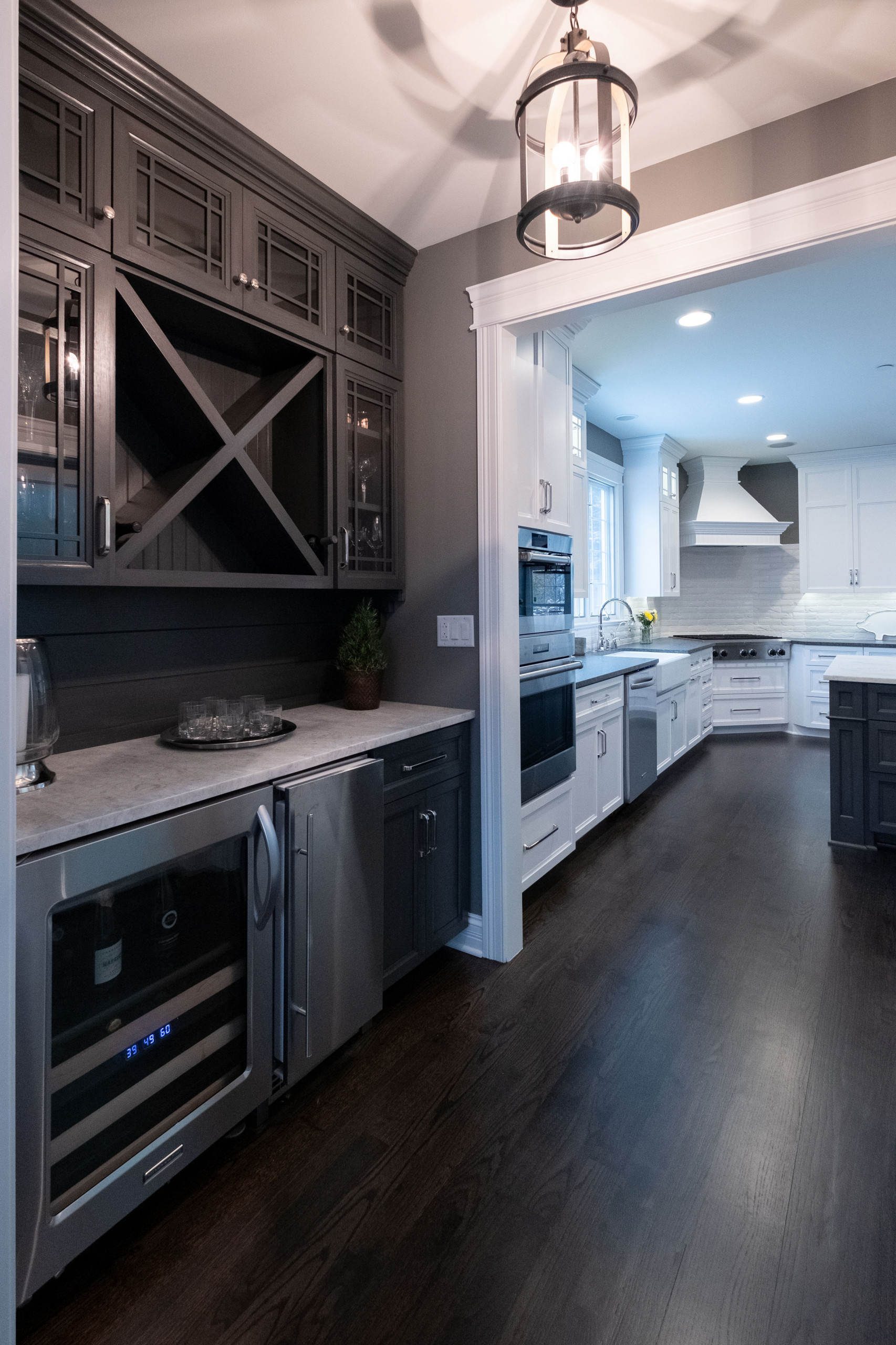 Farmhouse Kitchen, Home Bar and Mudroom