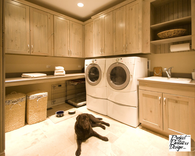 It's a Dog's Life Traditional Laundry Room Chicago by Project