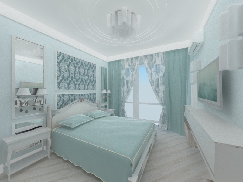 Квартира в Москве. Спальная комната.