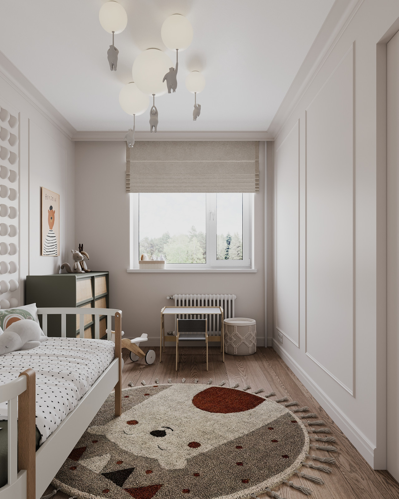 Современная классика в двухкомнатной квартире