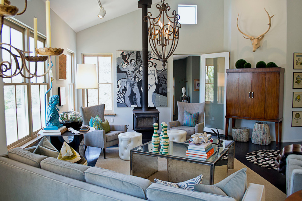 Inspiration for an eclectic home design remodel in Albuquerque