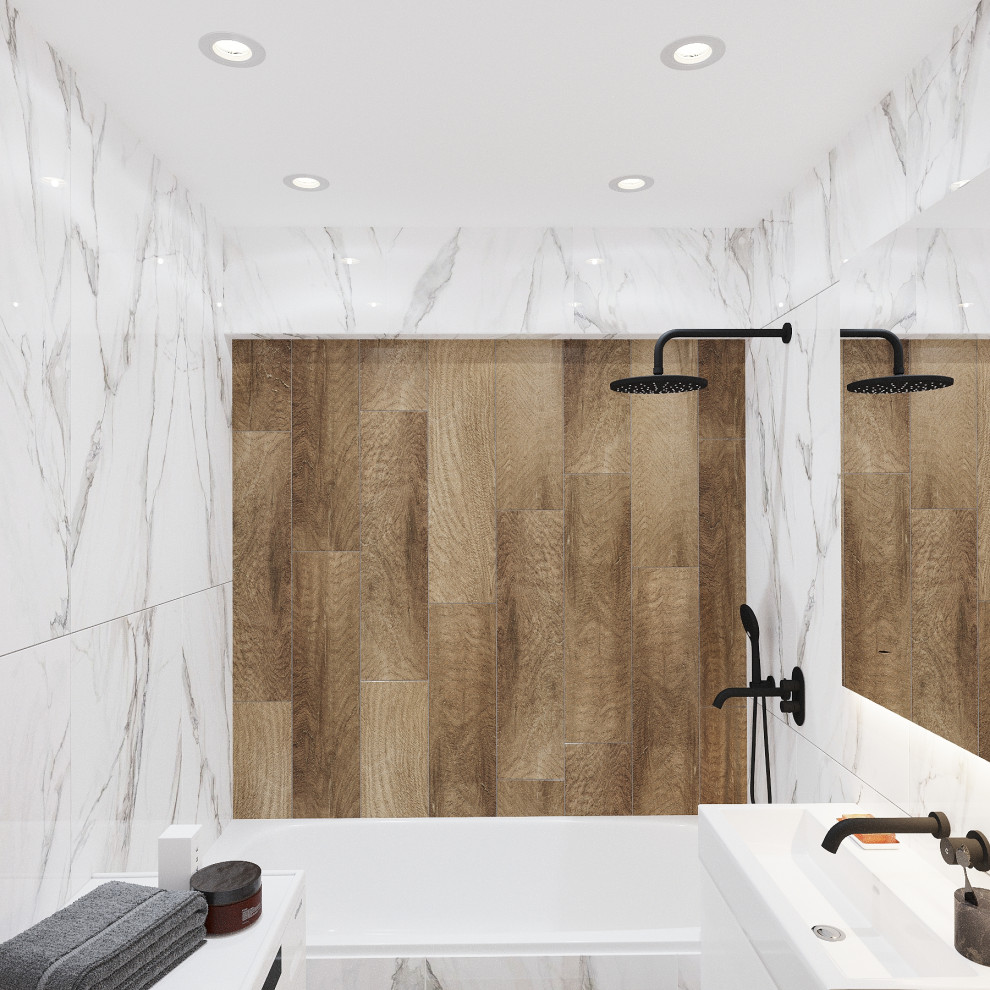 квартира минимализм 50м2