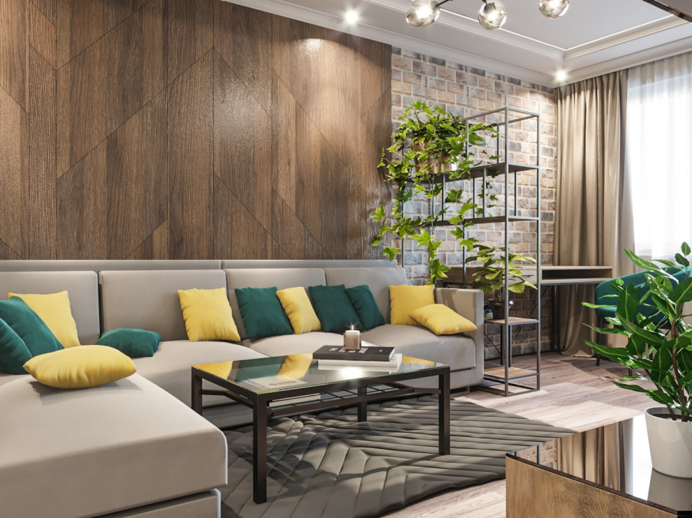 Гостинная лофт