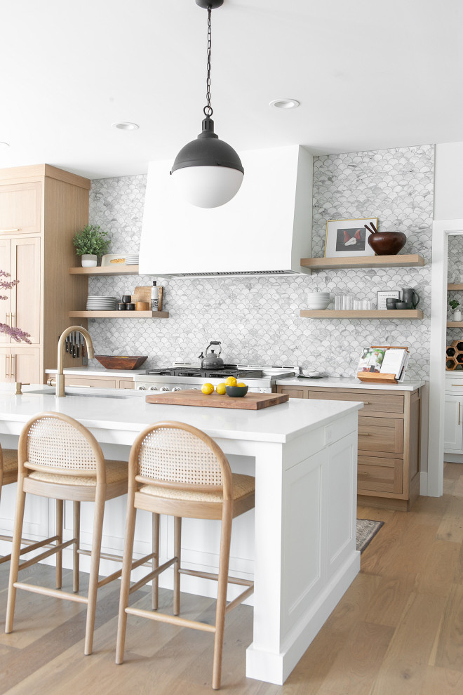 Inspiration for a transitional home design remodel in Chicago