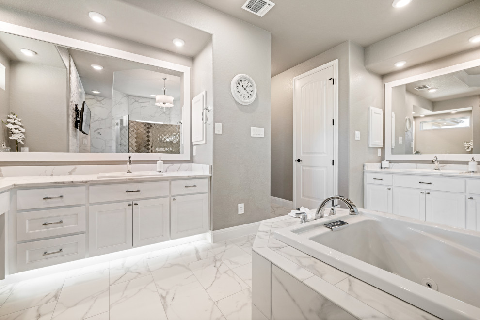 Bathroom - transitional bathroom idea in Austin