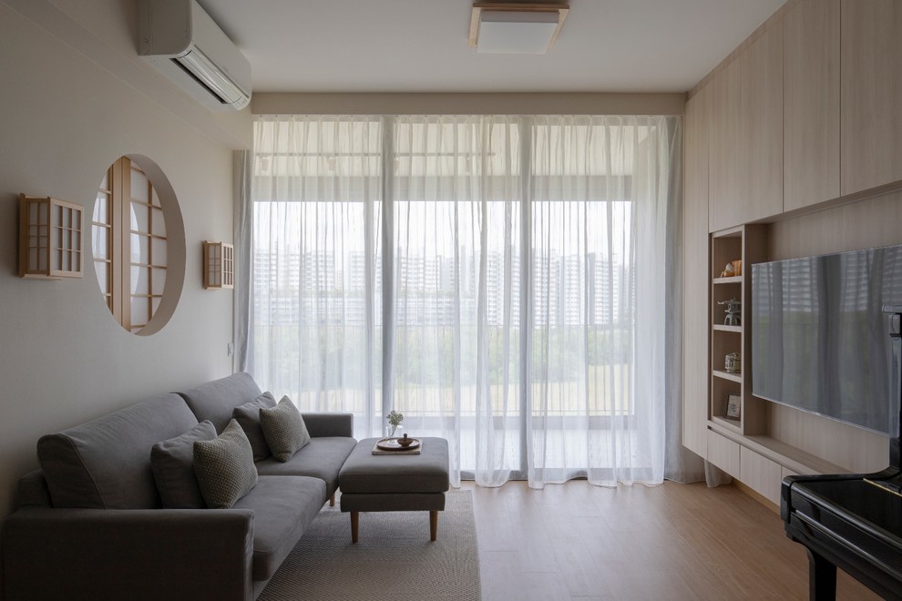 Asian living room in Singapore.