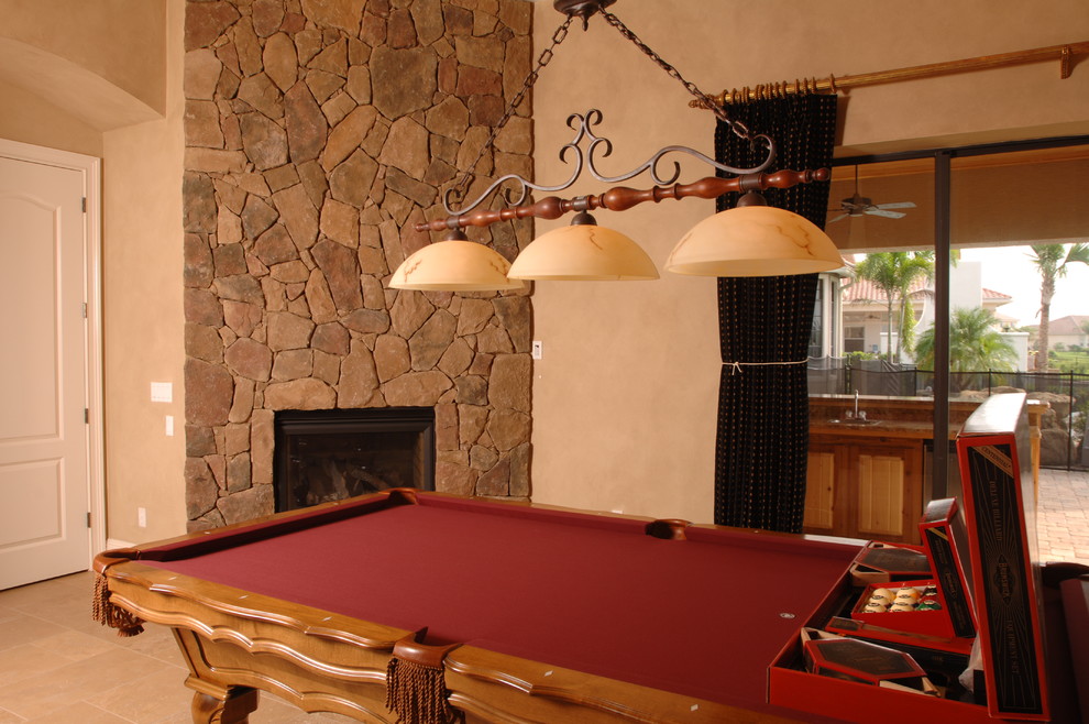 Custom Home Interior Spaces - Traditional - Family Room - Orlando - by