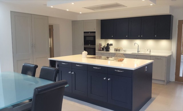 Awesome in Blue traditional-kitchen