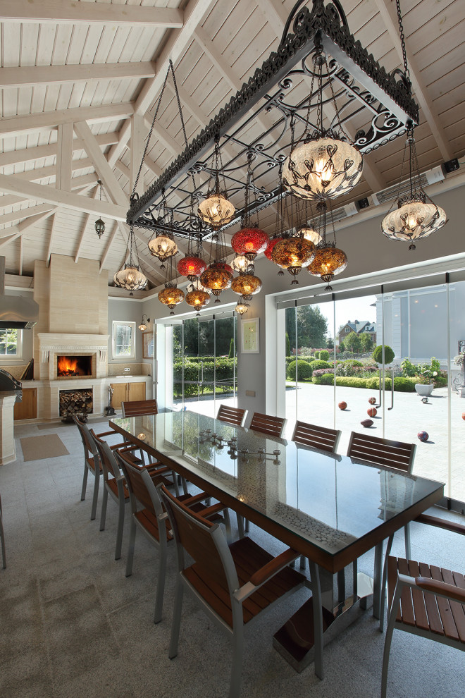 Ангелово. Беседка с Барбекю и Камином.