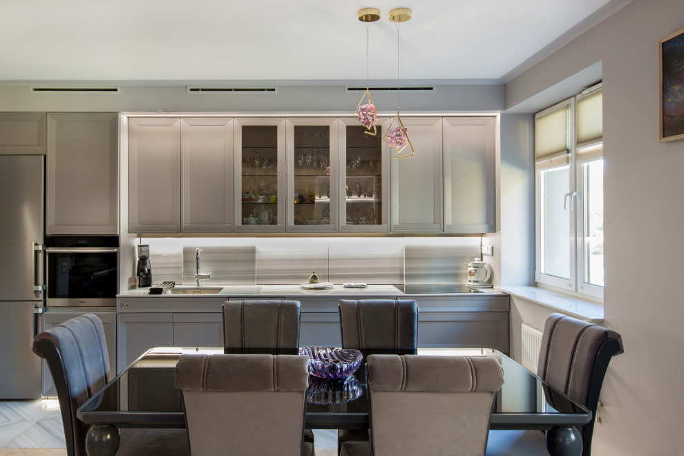 Кухня в квартире Оттенки серого