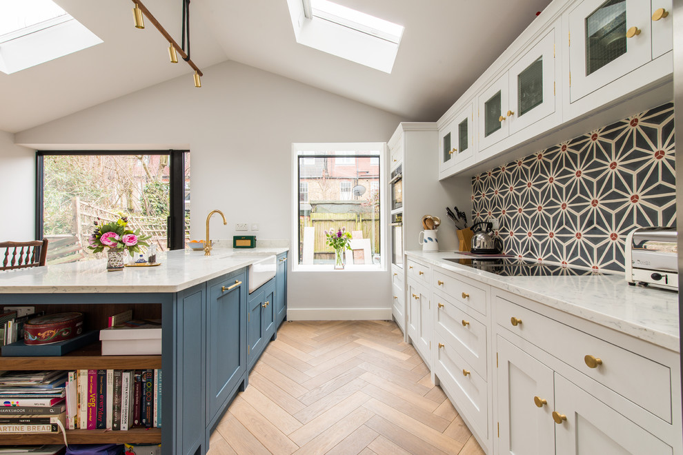 Design ideas for a transitional kitchen in Kent.