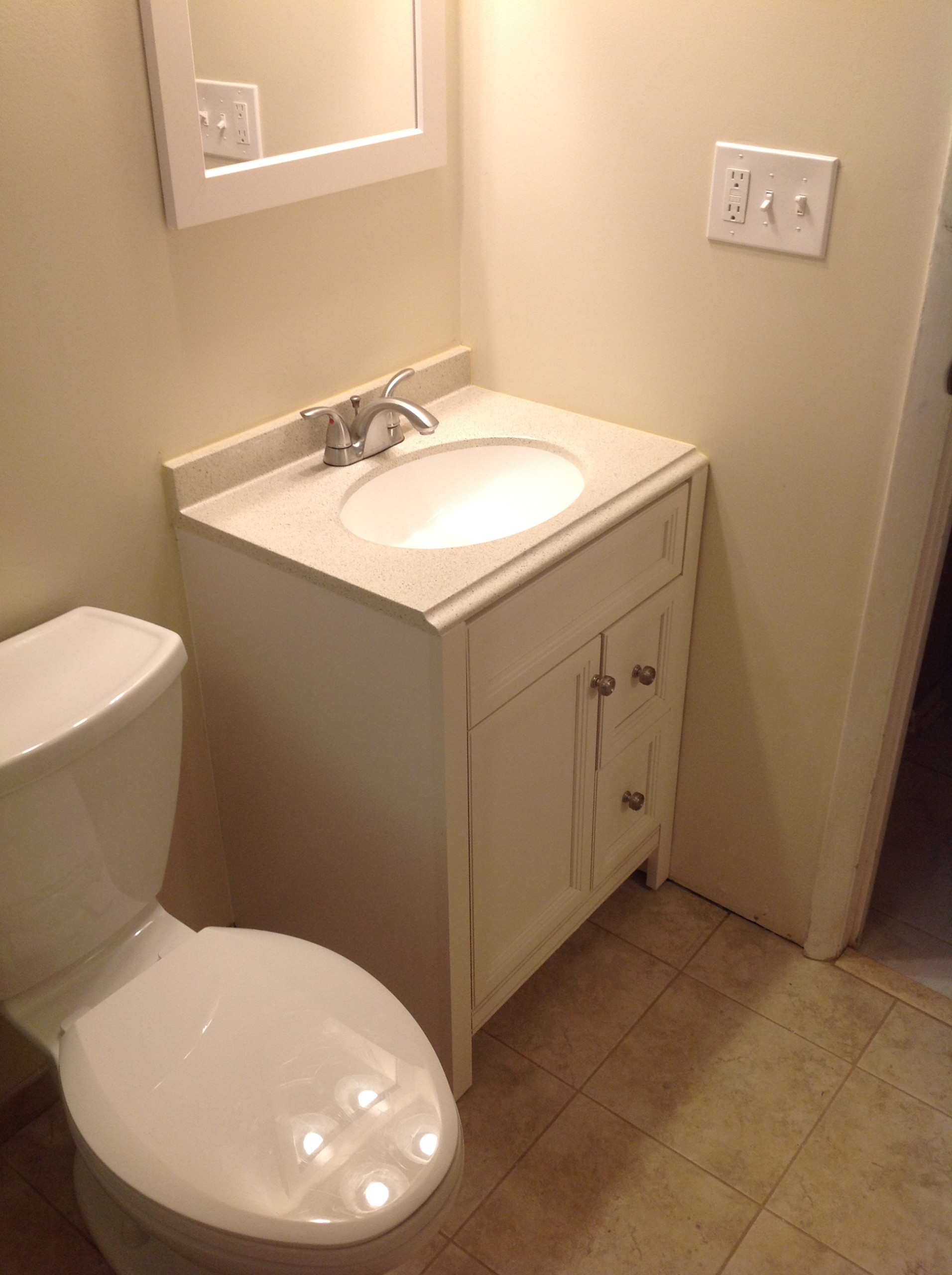 White - Bathroom Remodel