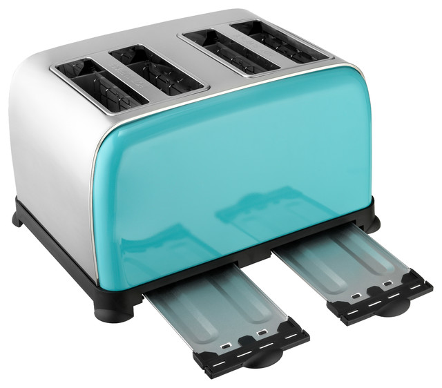 KitchenOriginals Aqua 4 Slice Toaster KitchenOriginals Aqua 4 Slice Toaster