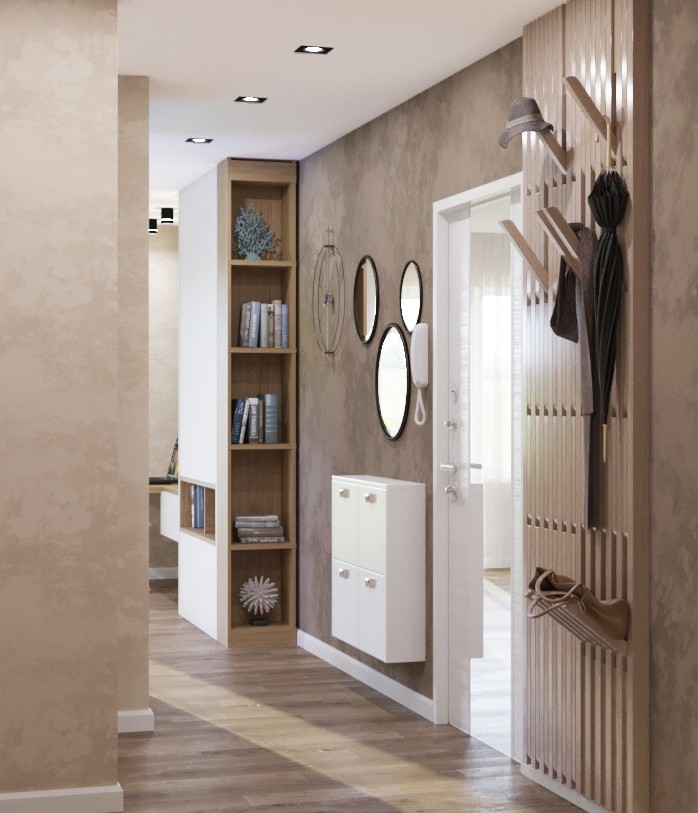 Дизайн проект 2к кв. 55м2 в ЖК Мечта для молодого человека