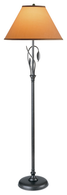 Hubbardton Forge (246761) 1 Light Forge Leaf and Vase Floor Lamp