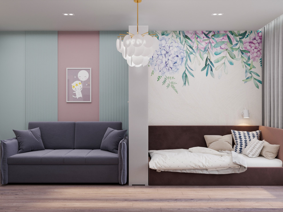 Детская для девочки в загородном доме. Кемеровская обл.