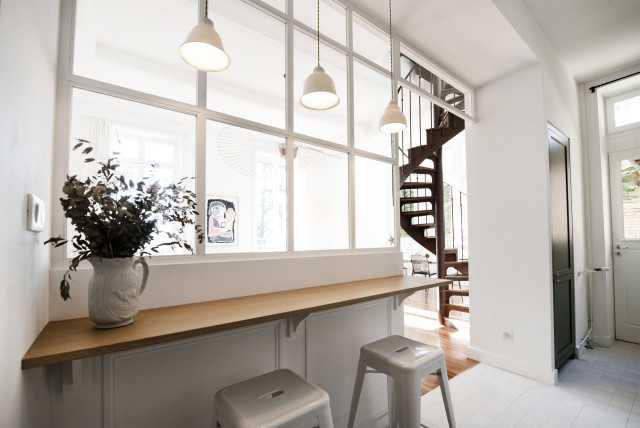 Conception d'une Cuisine anglaise nyklassisk-koekken