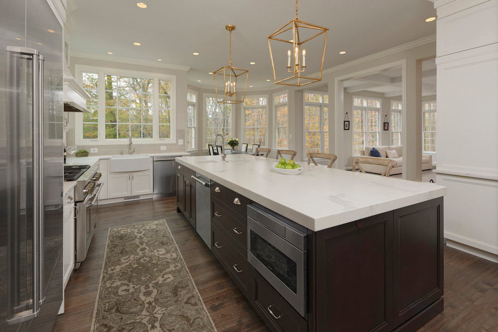 Design ideas for a transitional kitchen in DC Metro.
