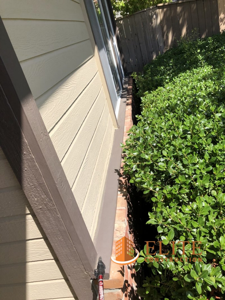 Lap siding, belly band trim and deck dry rot repair Sacramento by