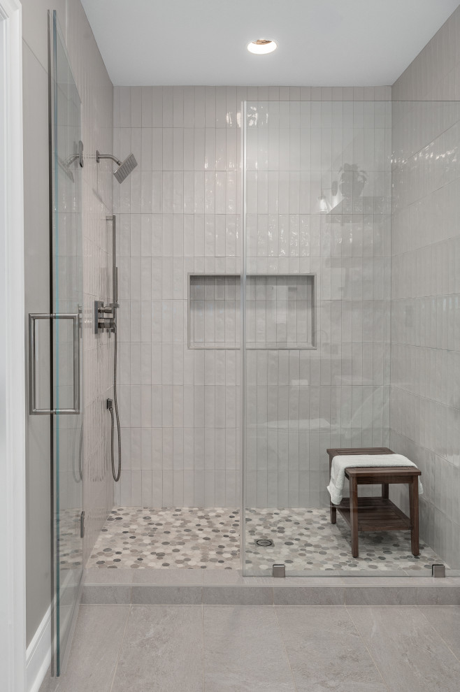 Bathroom - transitional bathroom idea in Raleigh
