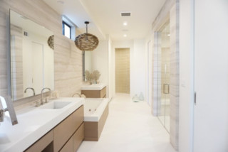 Modern Beachy Bathroom Coastal Bathroom Los Angeles By
