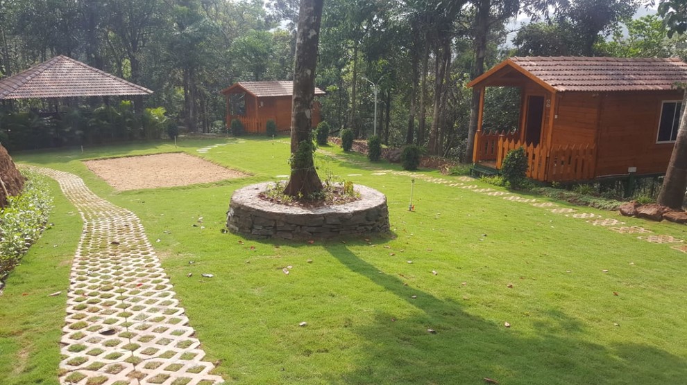 This is an example of an Indian garden in Bengaluru.