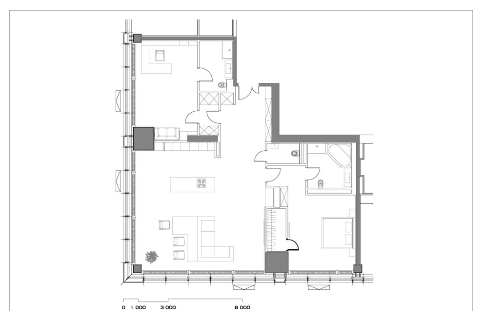 план интерьера