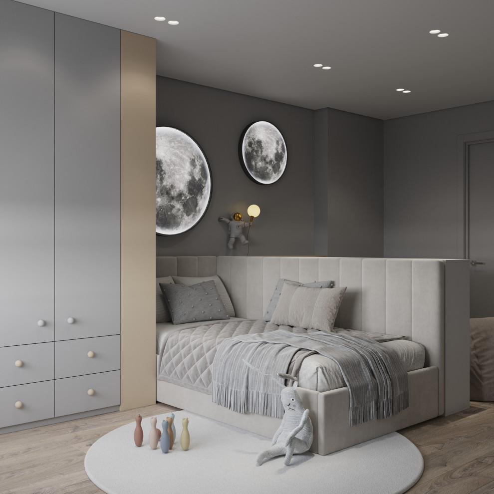 Проект квартиры для молодой семьи в Екатеринбурге.