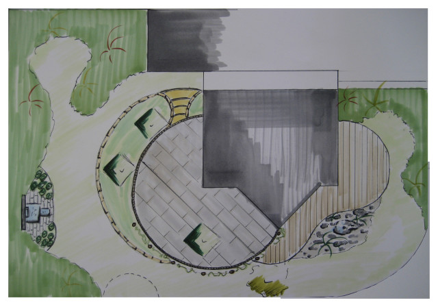 Gartenplanung Familie T site-and-landscape-plan