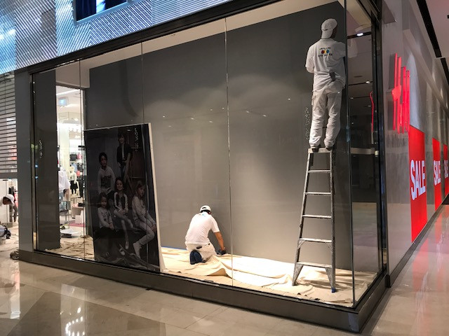 After hours - Commercial Maintenance Painting - fashion retail