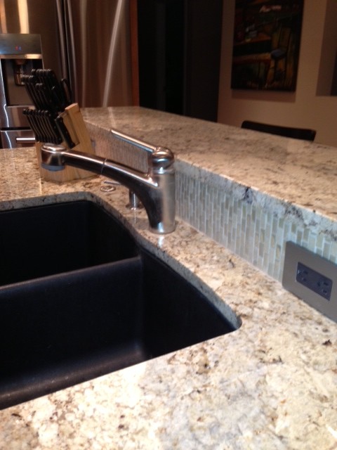 Inspiration for a transitional kitchen remodel in Omaha